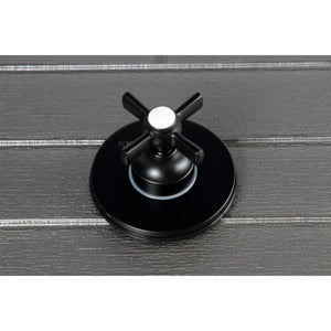 KS3030ZX Single-Handle Wall Mount Three-Way Diverter Valve with Trim Kit, Matte Black