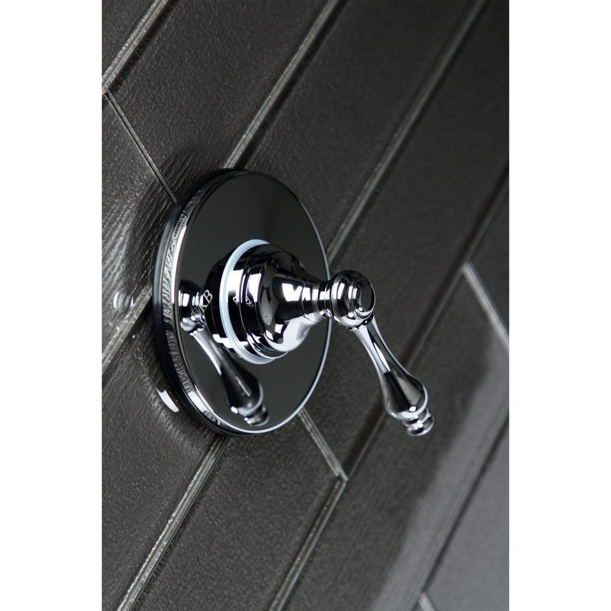 KS3031AL Single-Handle Wall Mount Three-Way Diverter Valve with Trim Kit, Polished Chrome