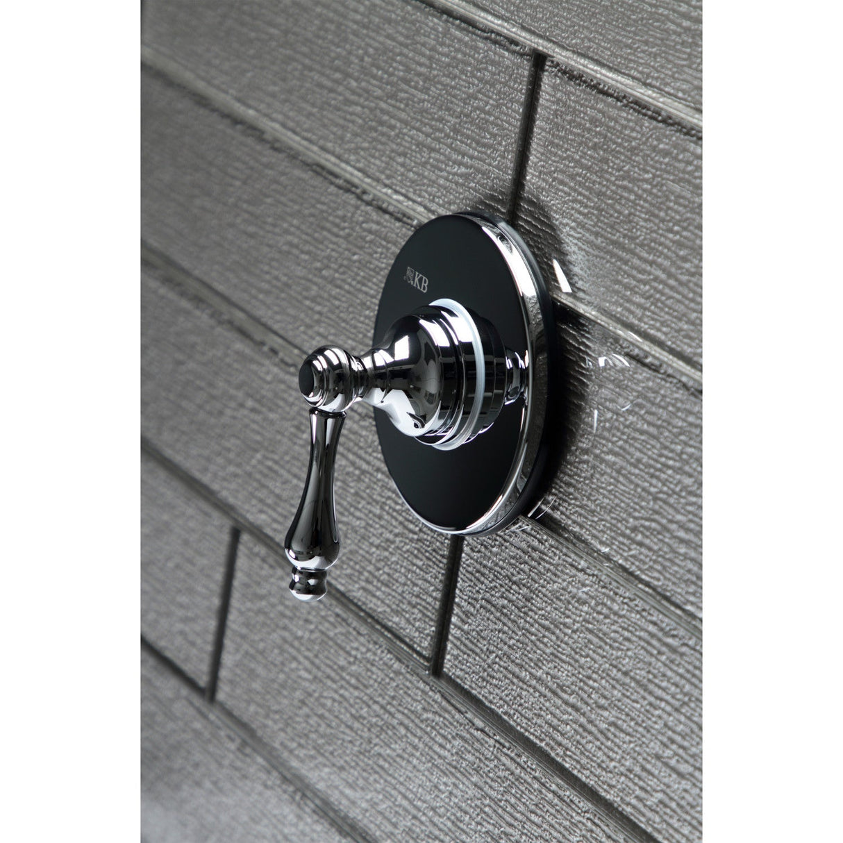 KS3031AL Single-Handle Wall Mount Three-Way Diverter Valve with Trim Kit, Polished Chrome