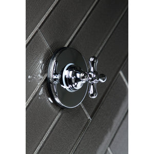 KS3031AX Single-Handle Wall Mount Three-Way Diverter Valve with Trim Kit, Polished Chrome