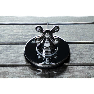 KS3031AX Single-Handle Wall Mount Three-Way Diverter Valve with Trim Kit, Polished Chrome