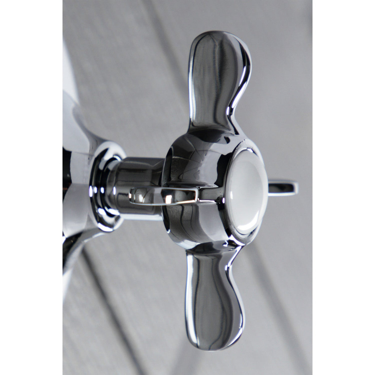 KS3031BEX Single-Handle Wall Mount Three-Way Diverter Valve with Trim Kit, Polished Chrome