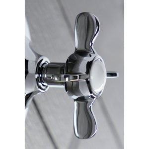 KS3031BEX Single-Handle Wall Mount Three-Way Diverter Valve with Trim Kit, Polished Chrome