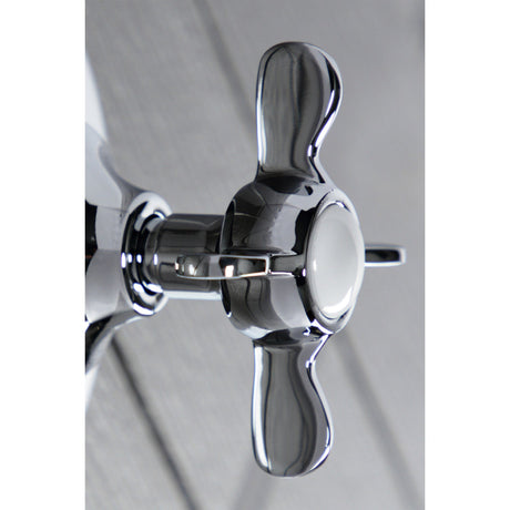KS3031BEX Single-Handle Wall Mount Three-Way Diverter Valve with Trim Kit, Polished Chrome