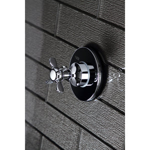 KS3031BEX Single-Handle Wall Mount Three-Way Diverter Valve with Trim Kit, Polished Chrome
