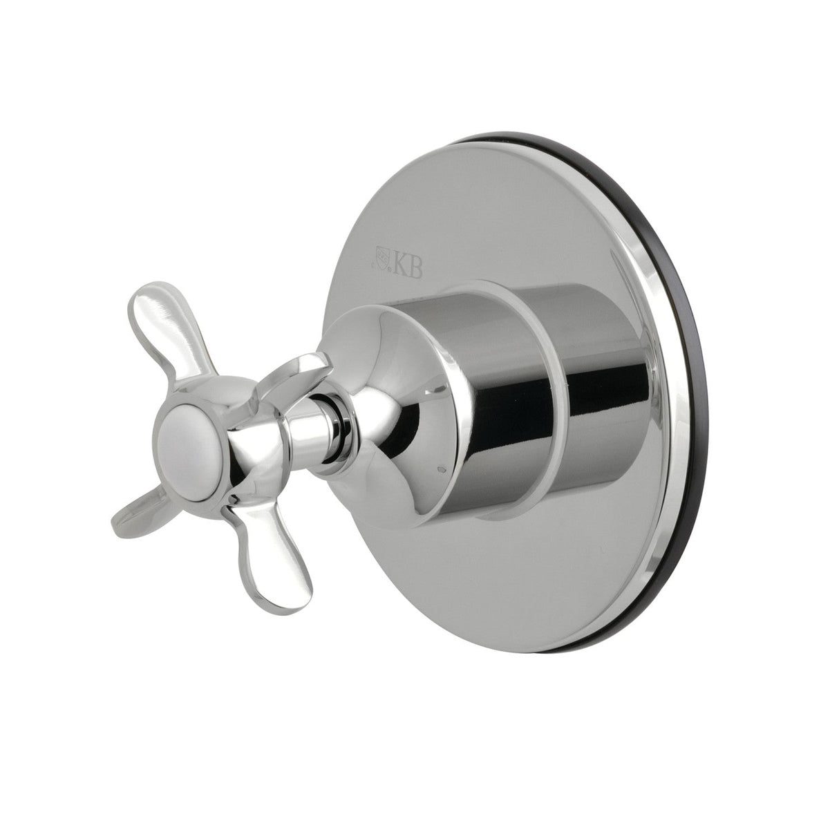 KS3031BEX Single-Handle Wall Mount Three-Way Diverter Valve with Trim Kit, Polished Chrome