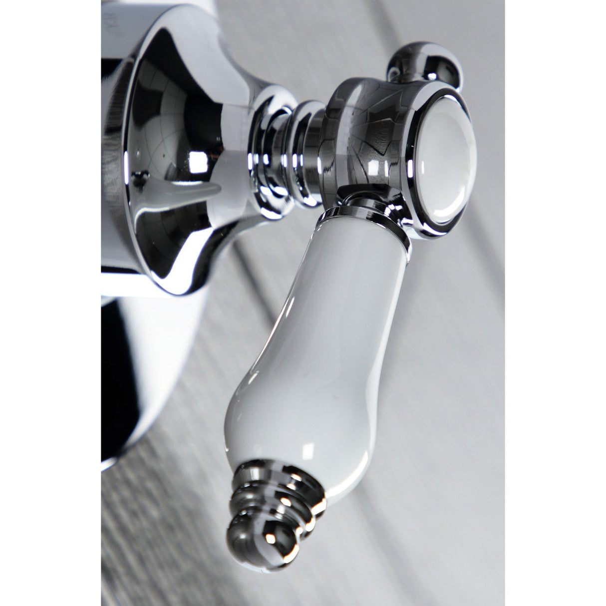 Bel-Air KS3031BPL Single-Handle Wall Mount Three-Way Diverter Valve with Trim Kit, Polished Chrome