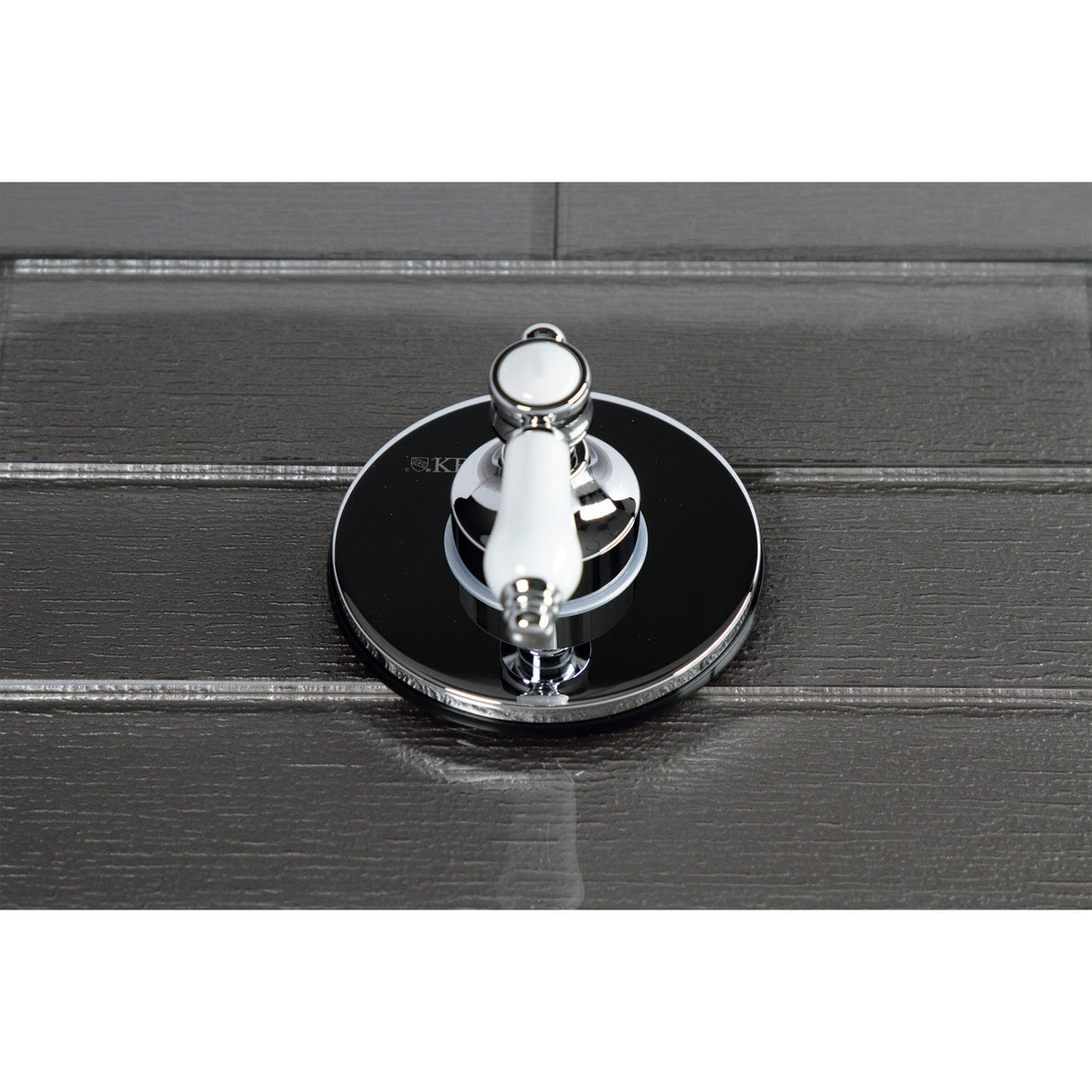 Bel-Air KS3031BPL Single-Handle Wall Mount Three-Way Diverter Valve with Trim Kit, Polished Chrome