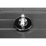Bel-Air KS3031BPL Single-Handle Wall Mount Three-Way Diverter Valve with Trim Kit, Polished Chrome