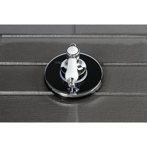 Bel-Air KS3031BPL Single-Handle Wall Mount Three-Way Diverter Valve with Trim Kit, Polished Chrome