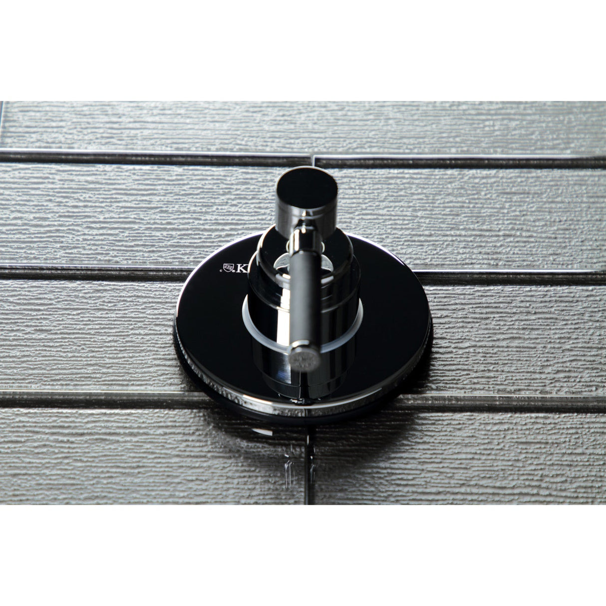 Kaiser KS3031DKL Single-Handle Wall Mount Three-Way Diverter Valve with Trim Kit, Polished Chrome