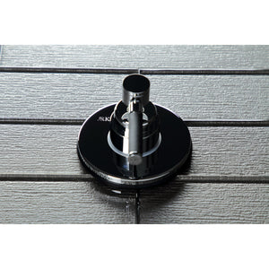 Kaiser KS3031DKL Single-Handle Wall Mount Three-Way Diverter Valve with Trim Kit, Polished Chrome