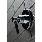 Kaiser KS3031DKL Single-Handle Wall Mount Three-Way Diverter Valve with Trim Kit, Polished Chrome