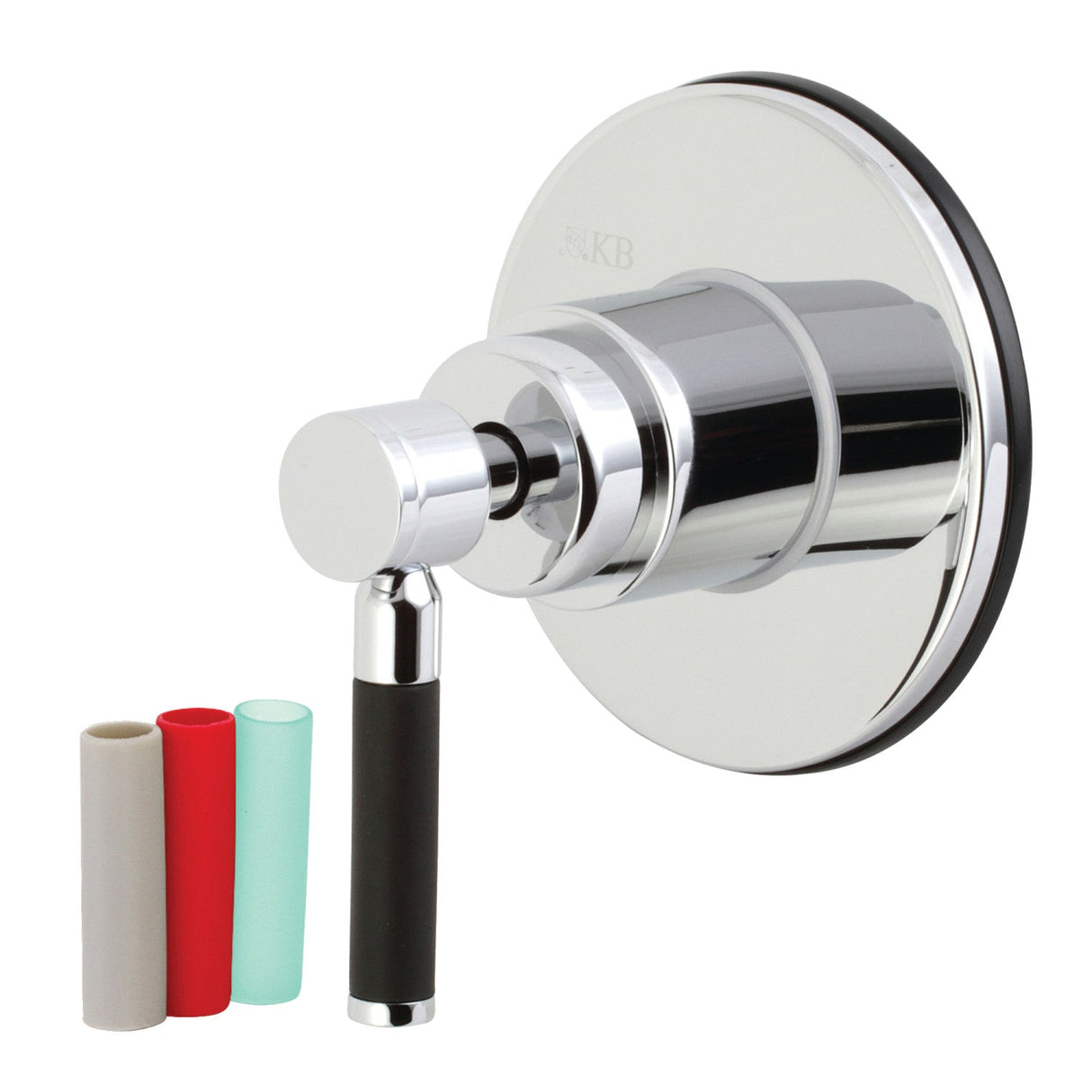 Kaiser KS3031DKL Single-Handle Wall Mount Three-Way Diverter Valve with Trim Kit, Polished Chrome