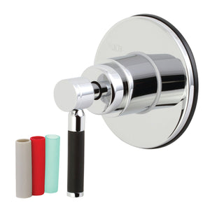 Kaiser KS3031DKL Single-Handle Wall Mount Three-Way Diverter Valve with Trim Kit, Polished Chrome