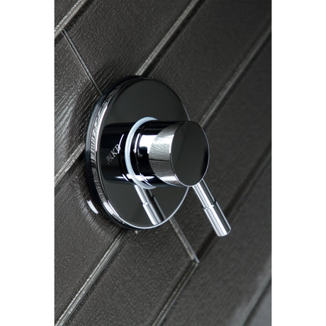 Concord KS3031DL Single-Handle Wall Mount Three-Way Diverter Valve with Trim Kit, Polished Chrome
