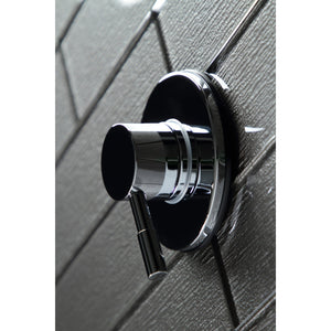 Concord KS3031DL Single-Handle Wall Mount Three-Way Diverter Valve with Trim Kit, Polished Chrome