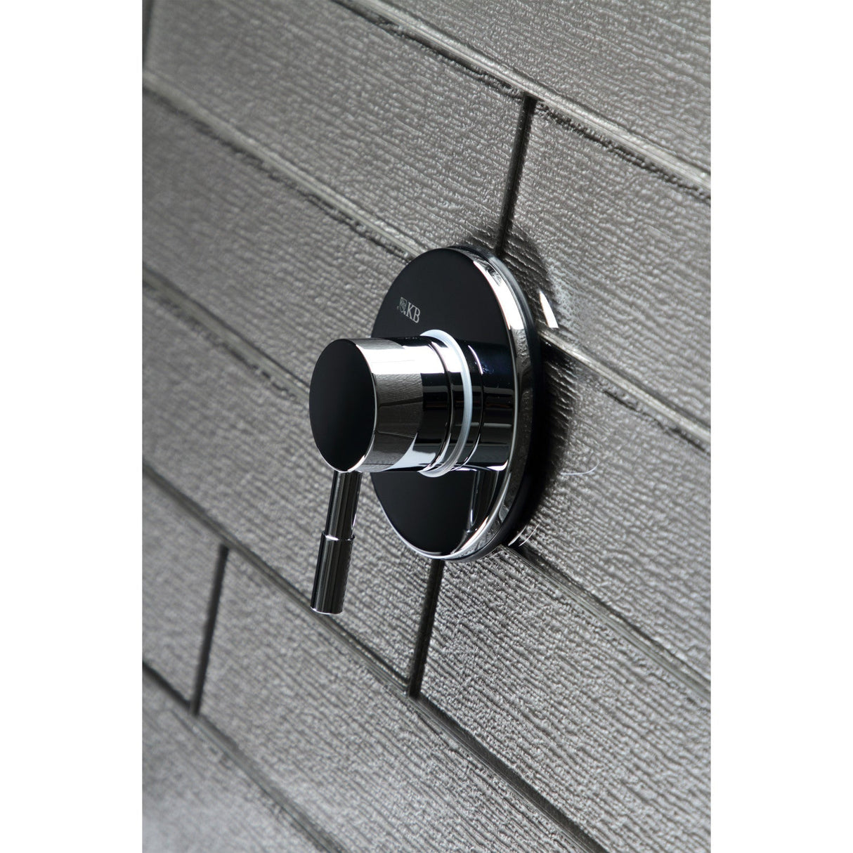 Concord KS3031DL Single-Handle Wall Mount Three-Way Diverter Valve with Trim Kit, Polished Chrome