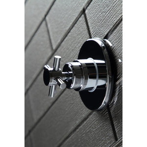 Concord KS3031DX Single-Handle Wall Mount Three-Way Diverter Valve with Trim Kit, Polished Chrome