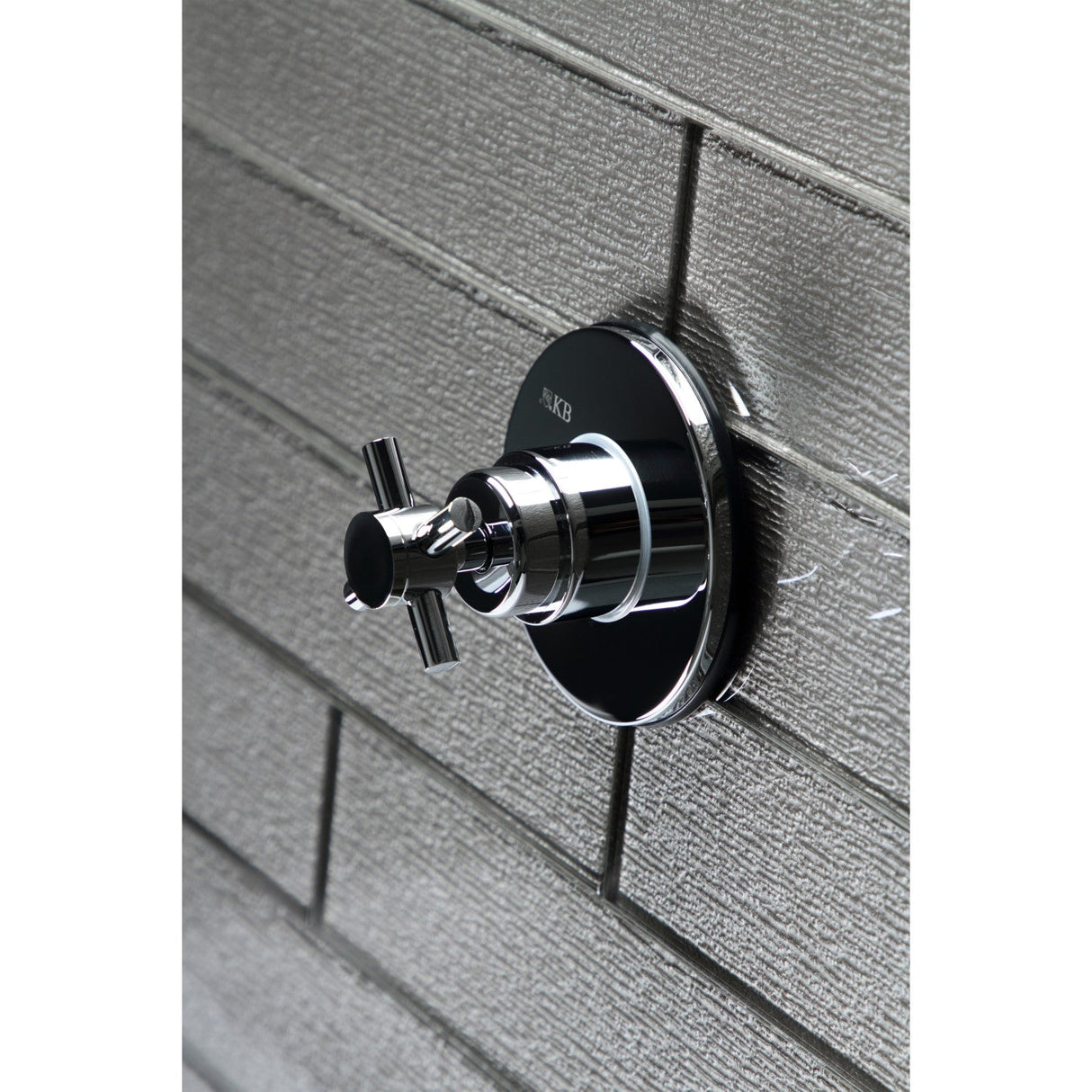 Concord KS3031DX Single-Handle Wall Mount Three-Way Diverter Valve with Trim Kit, Polished Chrome