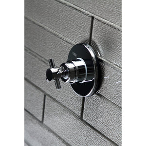 Concord KS3031DX Single-Handle Wall Mount Three-Way Diverter Valve with Trim Kit, Polished Chrome