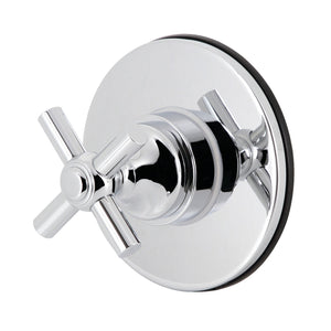 Elinvar KS3031EX Single-Handle Wall Mount Three-Way Diverter Valve with Trim Kit, Polished Chrome