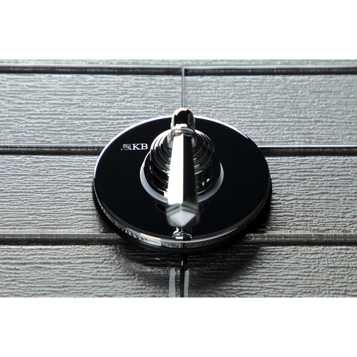 KS3031HL Single-Handle Wall Mount Three-Way Diverter Valve with Trim Kit, Polished Chrome