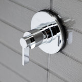 NuvoFusion KS3031NDL Single-Handle Wall Mount Three-Way Diverter Valve with Trim Kit, Polished Chrome