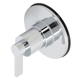 NuvoFusion KS3031NDL Single-Handle Wall Mount Three-Way Diverter Valve with Trim Kit, Polished Chrome
