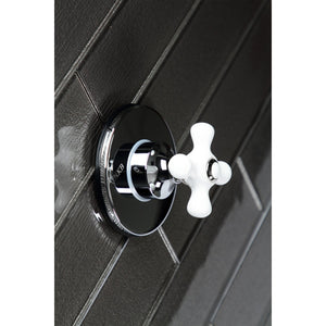 KS3031PX Single-Handle Wall Mount Three-Way Diverter Valve with Trim Kit, Polished Chrome