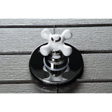 KS3031PX Single-Handle Wall Mount Three-Way Diverter Valve with Trim Kit, Polished Chrome