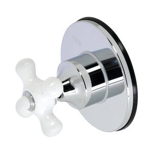 KS3031PX Single-Handle Wall Mount Three-Way Diverter Valve with Trim Kit, Polished Chrome