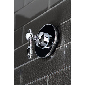 Tudor KS3031TAL Single-Handle Wall Mount Three-Way Diverter Valve with Trim Kit, Polished Chrome