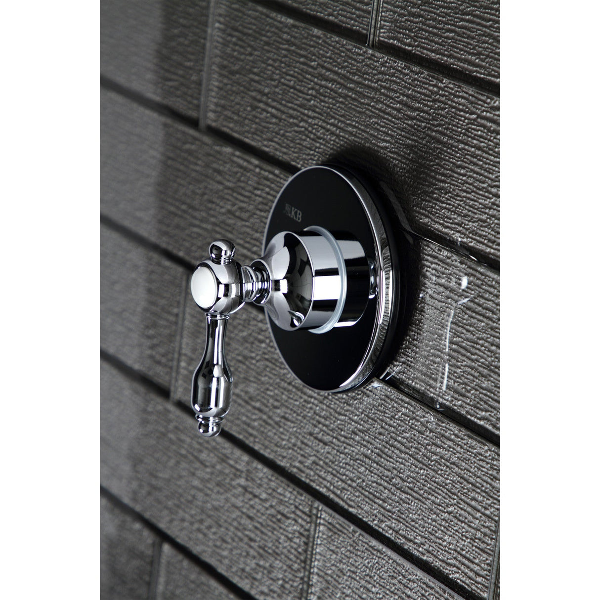 Tudor KS3031TAL Single-Handle Wall Mount Three-Way Diverter Valve with Trim Kit, Polished Chrome
