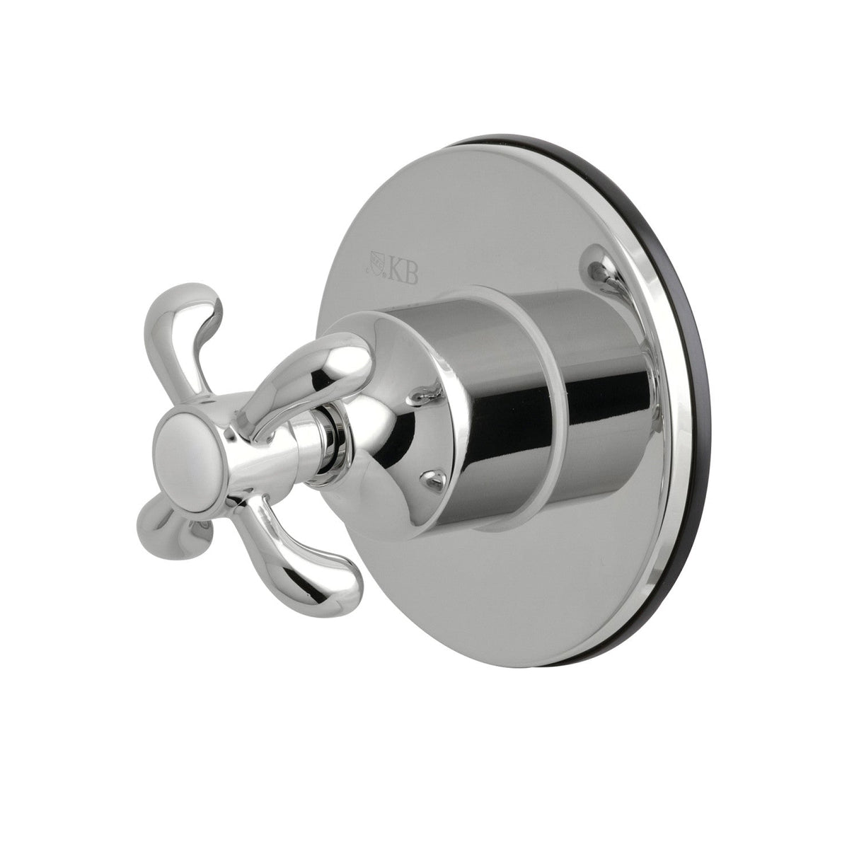 KS3031TX Single-Handle Wall Mount Three-Way Diverter Valve with Trim Kit, Polished Chrome