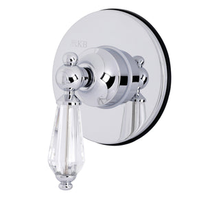 Wilshire KS3031WLL Single-Handle Wall Mount Three-Way Diverter Valve with Trim Kit, Polished Chrome
