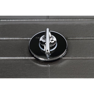 KS3031ZL Single-Handle Wall Mount Three-Way Diverter Valve with Trim Kit, Polished Chrome