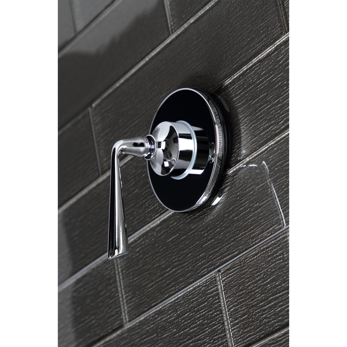 KS3031ZL Single-Handle Wall Mount Three-Way Diverter Valve with Trim Kit, Polished Chrome