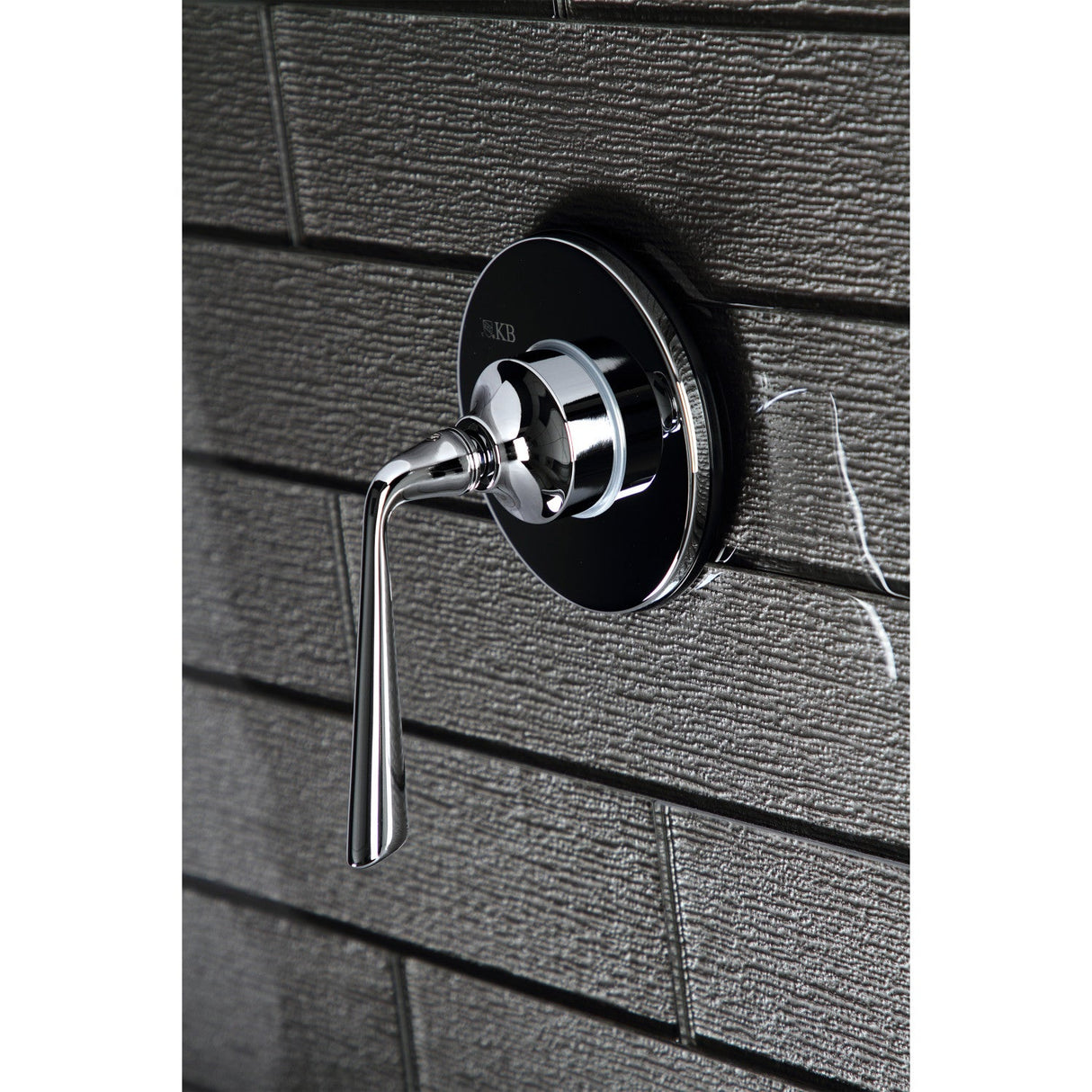 KS3031ZL Single-Handle Wall Mount Three-Way Diverter Valve with Trim Kit, Polished Chrome