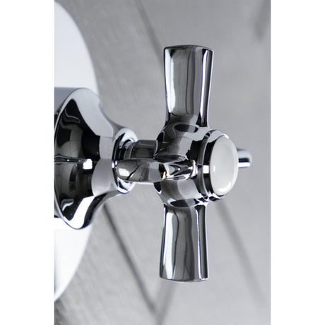 KS3031ZX Single-Handle Wall Mount Three-Way Diverter Valve with Trim Kit, Polished Chrome
