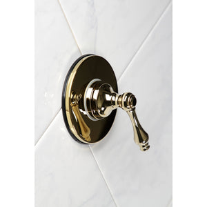 KS3032AL Single-Handle Wall Mount Three-Way Diverter Valve with Trim Kit, Polished Brass
