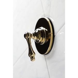 KS3032AL Single-Handle Wall Mount Three-Way Diverter Valve with Trim Kit, Polished Brass