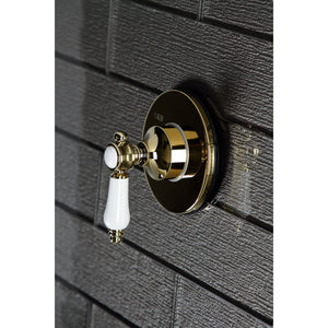 Bel-Air KS3032BPL Single-Handle Wall Mount Three-Way Diverter Valve with Trim Kit, Polished Brass
