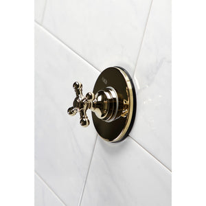 KS3032BX Single-Handle Wall Mount Three-Way Diverter Valve with Trim Kit, Polished Brass