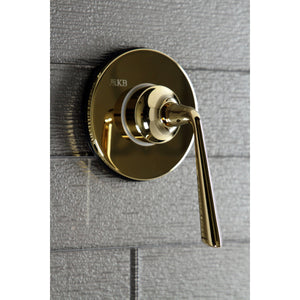 KS3032ZL Single-Handle Wall Mount Three-Way Diverter Valve with Trim Kit, Polished Brass