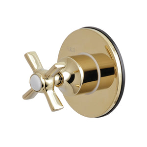 KS3032ZX Single-Handle Wall Mount Three-Way Diverter Valve with Trim Kit, Polished Brass
