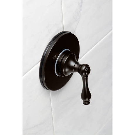 KS3035AL Single-Handle Wall Mount Three-Way Diverter Valve with Trim Kit, Oil Rubbed Bronze