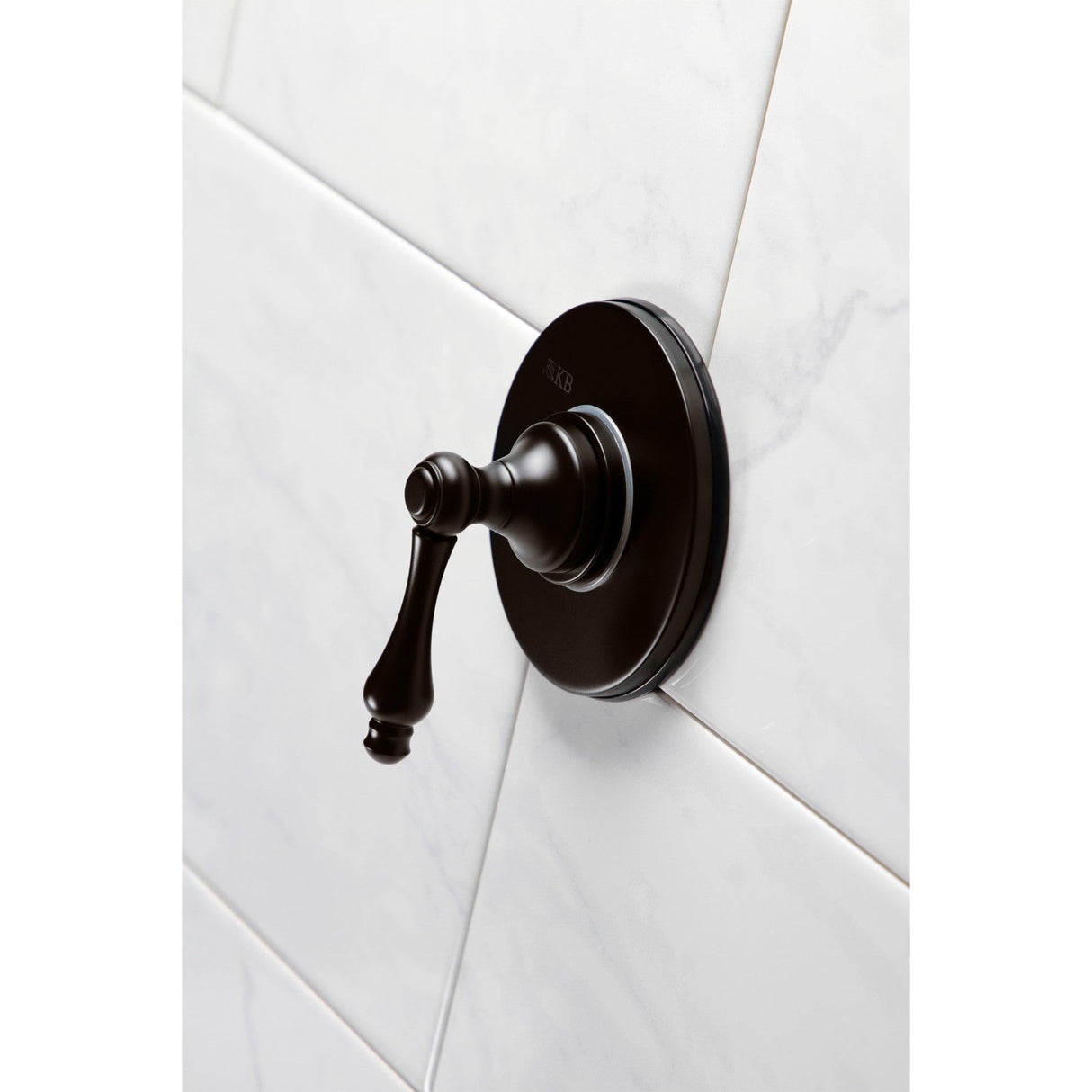 KS3035AL Single-Handle Wall Mount Three-Way Diverter Valve with Trim Kit, Oil Rubbed Bronze