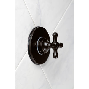 KS3035AX Single-Handle Wall Mount Three-Way Diverter Valve with Trim Kit, Oil Rubbed Bronze