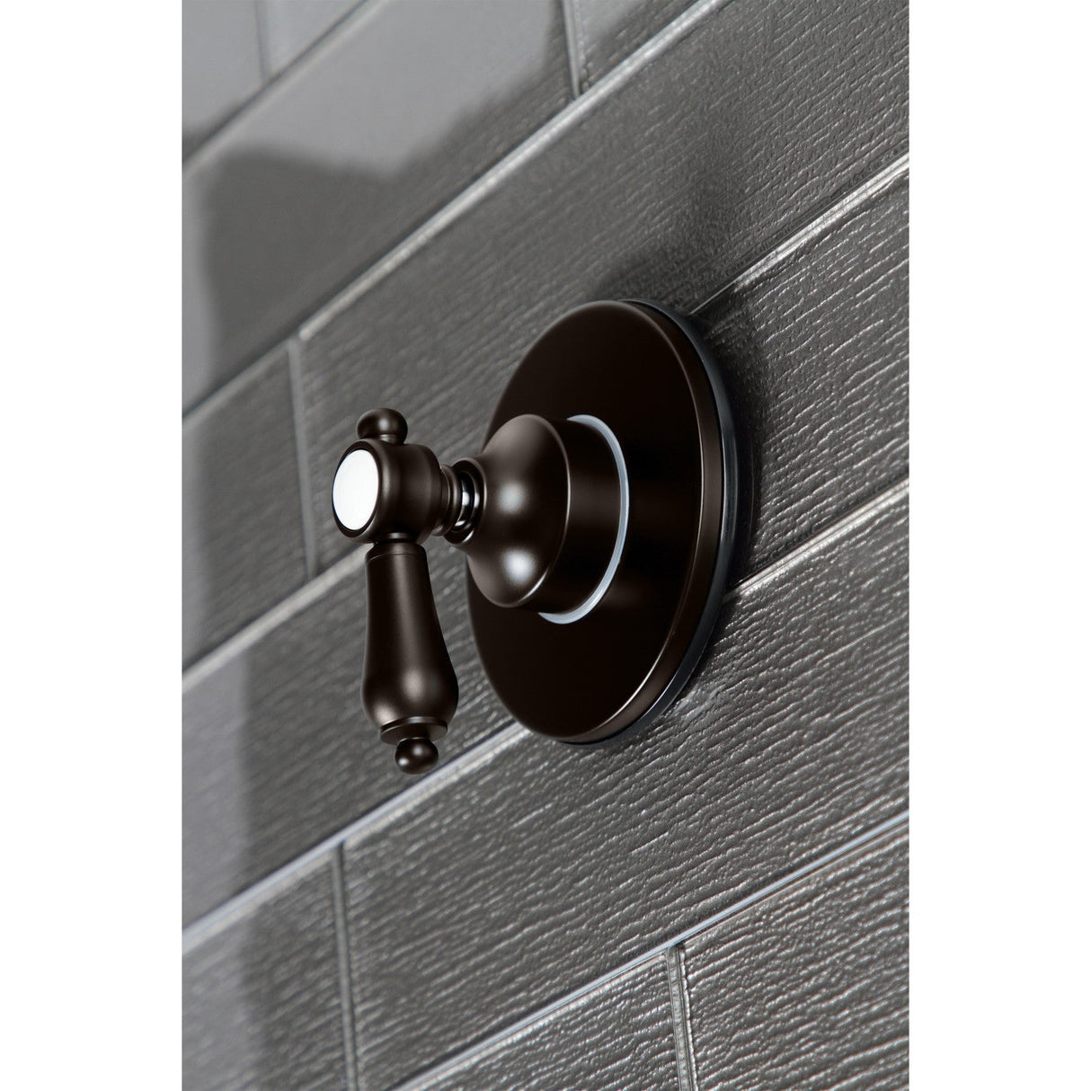 Heirloom KS3035BAL Single-Handle Wall Mount Three-Way Diverter Valve with Trim Kit, Oil Rubbed Bronze